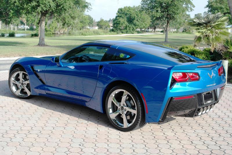 2014 Blue Corvette 3LT For Sale Sarasota, Florida
